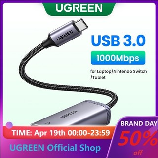 Ugreen Đầu Chuyển Đổi USB C Sang RJ45 Cho Laptop Macbook Thẻ