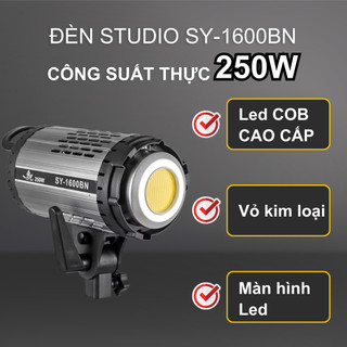 Đèn studio sy-1600bn 250w đèn livestream, chụp studio công suất cao