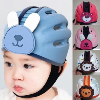 Mũ bảo hiểm bảo vệ đầu siêu nhẹ, thoáng khí cho bé 6 đến 36 tháng tập đi, tập ngồi xe, chạy xe đạp hình thú ngộ nghĩnh