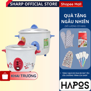 Nồi cơm điện nắp rời sharp ksh-d15v chính hãng - màu ngẫu nhiên - không chống dính - hapos official