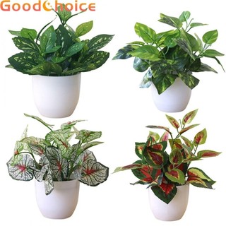 Hot Sale Artificial Bonsai With Pot 1pcs Fake Foliage Plant Plastic Realistic