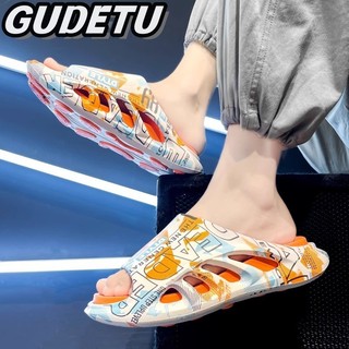 GUDETU  Giày nam tăng chiều cao chất liệu EVA chuyển động dép xỏ ngón khử mùi ngụy trang chống trượt đế mềm chống mài mòn Dép nam