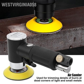 Westvirginia058 48 Cái Air Sander Màu đen lệch tâm Máy chà nhám đánh bóng ô tô AT‑1500