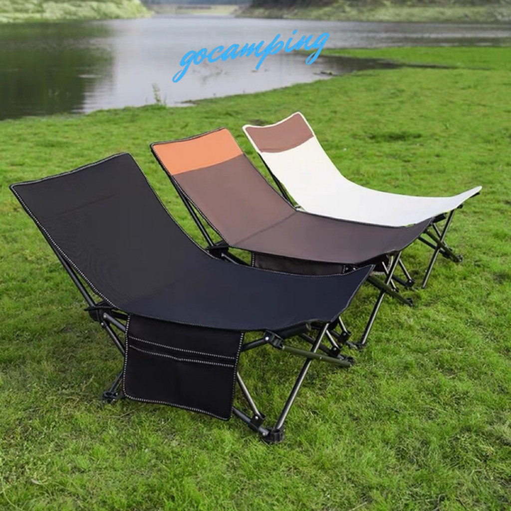 Ghế camping ngả lưng gấp gọn thư giãn êm ái, ghế xếp đa năng du lịch, cắm trại, ngủ trưa văn phòng n