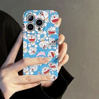 Ốp lưng cứng phim Doremon cười bao gồm tất cả vỏ bảo vệ chống rơi iPhone 15 14 13 12 11 pro max Vỏ chống bẩn và chống mài mòn hoạt hình chống rơi