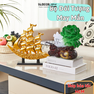 Tượng decor bắp cải phong thủy phát tài may mắn sg decor tượng trang trí phòng khách, quà khai trương tân gia