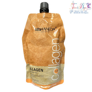 Kem ủ tóc phục hồi chăm sóc tóc bóng mượt Top Haneda Hair Artist Collagen 500ml - TN