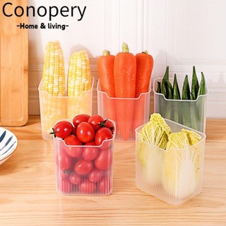 Thùng sắp xếp tủ lạnh, Hộp lưu trữ tủ lạnh thực phẩm có thể xếp chồng lên nhau bằng nhựa, Hộp đựng thức ăn trong suốt di động Hộp đựng thức ăn tươi cho nhà bếp sắp xếp