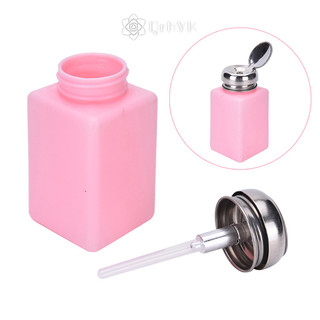 Qrhyk Máy bơm rỗng Hộp đựng chất tẩy sơn móng tay Chất lỏng 200mL Chai l, mới