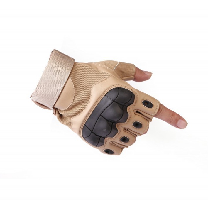 Găng tay chiến thuật nửa ngón_dã ngoại_sinh tồn