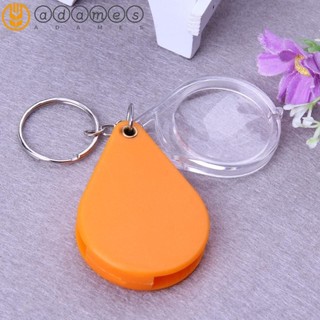 Kính lúp ADAMES có móc chìa khóa Móc chìa khóa Ống kính di động Kính lúp Vòng chìa khóa Kính lúp