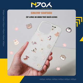 Ốp Lưng In Hình Thú Cưng Động Vật Chó Mèo Dễ Thương Cute Cho Điện Thoại iPhone 16 Pro Max 15 14 13