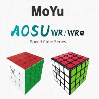 Moyu aosu wr 4x4x4 59mm cube and wrm 4x4 magnetic magic cube puzzle professional wr m speed cube educational kid toys