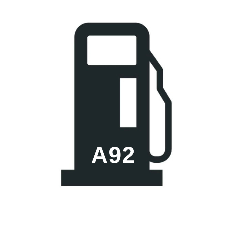 Miếng dán nắp bình xăng ô tô, decal dán xe hơi  A95, dầu, trang trí xe ô tô