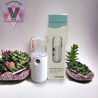 Máy Phun Sương Xông Hơi Mặt NaNo Mini Cầm Tay Hỗ Trợ Dưỡng Da Cấp Nước Tối Đa