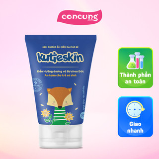 Kem dưỡng ẩm mềm da cho bé Kutieskin 30g + Kem bôi dịu da cho bé Kutieskin 5g