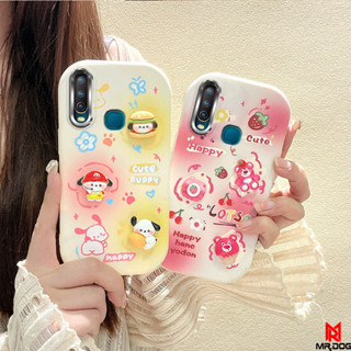 Ốp Lưng Cho VIVO Y11 Y12 Y15 Y17 Y19 Dễ thương búp bê mạ bảo vệ ống kính điện thoại trường hợp BBDD