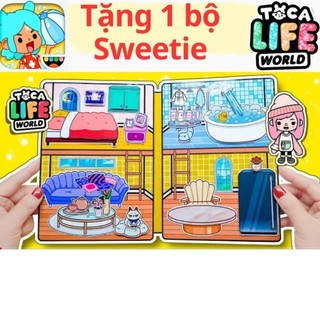 búp bê bằng giấy ngôi nhà búp bê thủ công tocaboca búp bê giấy Toca Boca- Bản Đặc Biệt