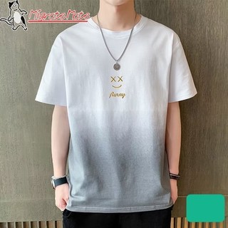 Migratelmate Thương hiệu thời trang phong cách đô thị Áo thun hợp thời trang giới trẻ mới tay ngắn cổ tròn phổ biến