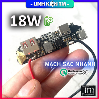 Mạch sạc dự phòng sạc nhanh qc3.0 pd3.0 18w