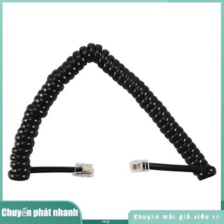 9.3 "Đen RJ9 Điện Thoại Modem Dây Cuộn Dây Cáp ncsqkjjs.vn