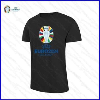 Uefa Euro 2024 Giải vô địch bóng đá châu Âu Delaunay Cup Áo thun mùa hè 3D Anime Áo ngắn tay