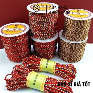 [GIÁ SỈ] Dây chỉ ngũ sắc tết vòng tay  Hàng loại I
