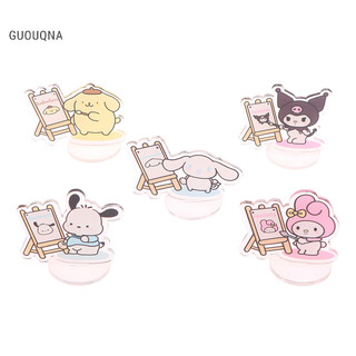 Guouqna Sanrio Kuromi Acrylic Thương Hiệu Cinnamoroll Để Bàn Truyền Cảm Hứng Học Thương Hiệu Sáng Tạo Giai Điệu Acrylic Sáng Tạo Trang Trí GUOUqna
