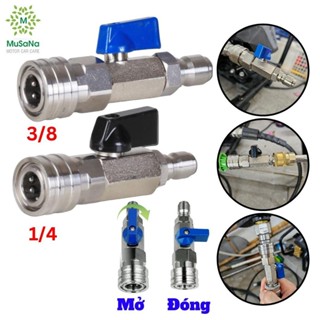  Khớp Nối Nhanh 1 4 ,Đầu Cắm Nhanh 3 8 Có Khóa Đóng Mở Cho May Rửa Xe ,Phụ Kiện Máy Rửa Xe 
