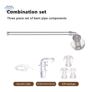 Eibbkg 1 Bộ Máy Trợ Thính Nút Tai Nghe Nút Tai Đầu Tai Mái Vòm Có Ống Âm Thanh Cho Loại Hộp Phía Sau Tai Máy Trợ Thính Phụ Kiện Mới