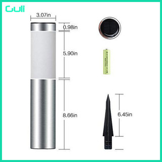 Đèn ngoài trời năng lượng mặt trời G50, Đèn cọc năng lượng mặt trời bằng thép không gỉ chống nước IP65, Đèn cảnh quan hình trụ thiết kế hiện đại
