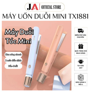 Máy duỗi uốn mini tx1881 đa năng tiện lợi. máy tạo kiểu tóc uốn duỗi nhỏ gọn. máy duỗi tóc cho nam, nữ