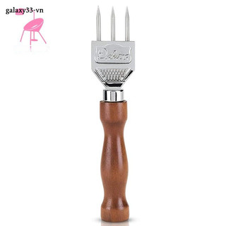 Ice Pick - Sturdy Ice Chipper with Solid Wood Handle, 304 Stainless Steel Three Pronged Ice Crusher for Cocktail Bartender