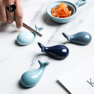 Đũa Giá Đỡ Hoạt Hình Dễ Thương Trang Trí Nhà Bếp Khách sạn Hình Cá Voi Bộ Đồ Ăn