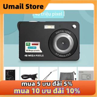 (Hỏa Tốc)[Tặng thẻ nhớ] Máy ảnh kĩ thuật số digital mini camera v2 - quay, chụp 48MP, siêu mỏng nhỏ gọn