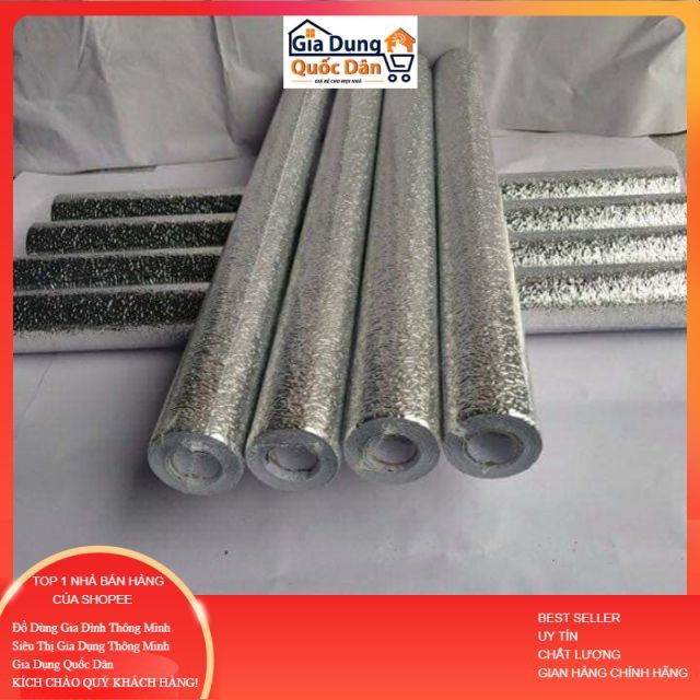 CUỘN GIẤY BẠC DÁN BẾP DÁN TƯỜNG SẠCH ĐẸP DỄ LAU CHÙI