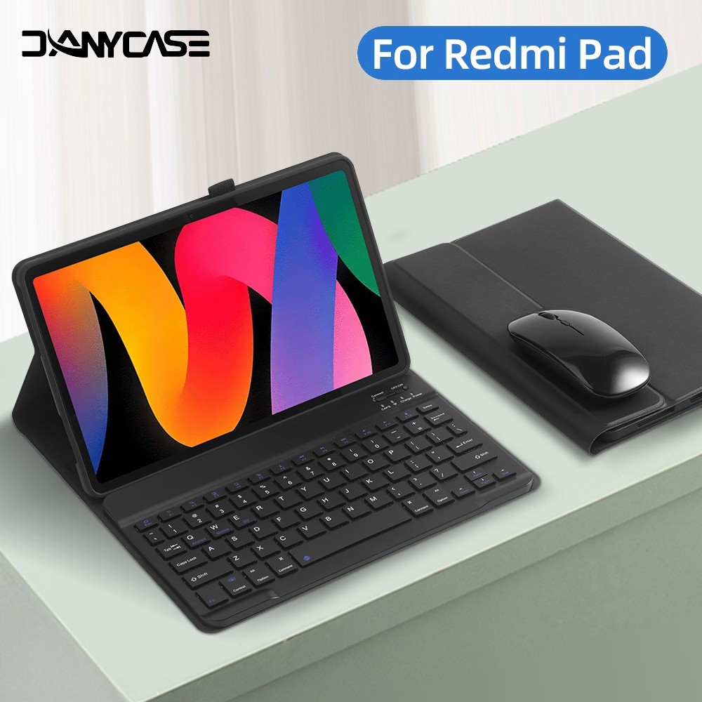 Ốp Lưng Bàn Phím cho Xiaomi Redmi Pad 2 Pro 12.1 2025 SE 11 inch Bao Da for Redmi Pad 10.61 inch