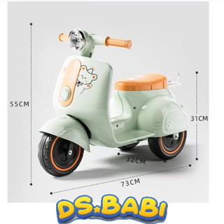 Xe điện cho bé yêu vespa dưới 4 tuổi mã 3288 loại nhỏ bình 6v
