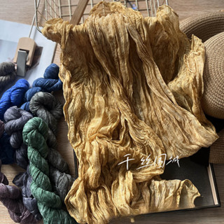 Khăn quàng cổ cotton lanh nhuộm màu, vintage mùa thu đông, mới nhăn, cà phê vintage, khăn choàng dài mỏng, khăn lụa ấm cho cả nam và nữ