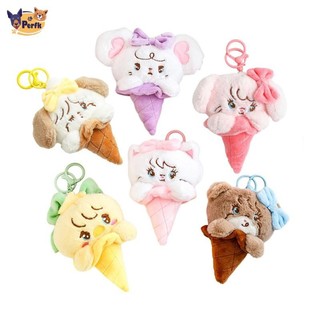 6 Chiếc Sang Trọng Búp Bê Móc Khóa Động Vật Chìa Khóa Mặt Dây Chuyền Cho Túi Xách Ví Quà Tặng Năm Mới