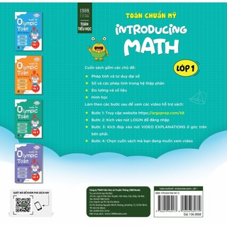 Sách Toán Chuẩn Mỹ - Introducing Math - Lớp 1