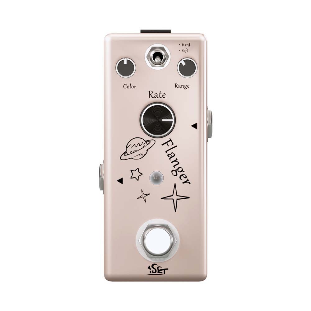 ISET MINI CLASSIC FLANGER GUITAR EFFECTS PEDAL.