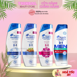 Dầu gội và xả 2in1 head & shoulders ngăn ngừa gàu 613ml chuẩn mỹ
