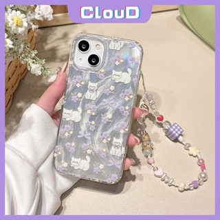 Dành Cho Samsung A05 A05s A12 A03s A14 A13 A54 A30s A11 A20s A50 A10s A34 A51 A32 A52s A02s A53 A21s A31 A52 A24 A04 A30 A04s A23 A04E Vòng Tay Hoa Nơ Hình Mèo Dễ Thương Thẻ Laser