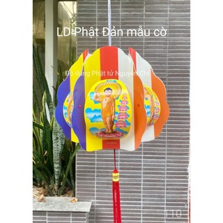 Lồng đèn mẫu cờ Phật giáo