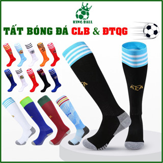  Tất - Vớ Đá Banh Chống Trơn Trượt Trẻ Em Người Lớn Cổ Cao Dài Qua Gối Tất Thể Thao Nam Nữ Chính Hãng 