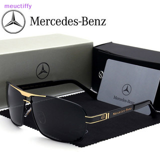 Kính râm meuctiffy Mercedes Benz Gương phân cực nam thời trang Kính mắt kim loại cổ điển VM