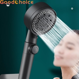 Shower Head Universal Interface 5 Mode ABS Adjustable Handheld Removable