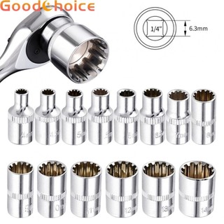 Socket Wrench Hand Tool Socket Bit 12 Point Han Tool Torx Bit 1/4\" Square Drive