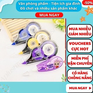 Bộ 3 bút xóa kéo tặng kèm 1 cây bút xóa kéo nhỏ ✅ FREESHIP 🚛 Bộ 3 bút xóa kéo tặng kèm 1 cây bút xóa kéo nhỏ - Aplusmart